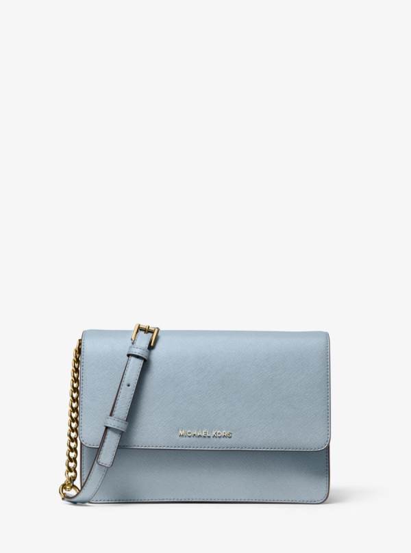 Damske Crossbody Kabelka Michael Kors Daniela Large Saffiano Leather Modre - Kabelky Michael Kors Nejlevnejsi | VBKSO-2046